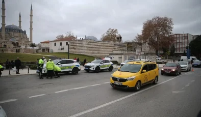 Edirne’de Ticari Araçlar için Kış Lastiği Denetimi Yapıldı